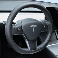 Uxcer funda frontal ajustada en volante Tesla, mejora apariencia interior
