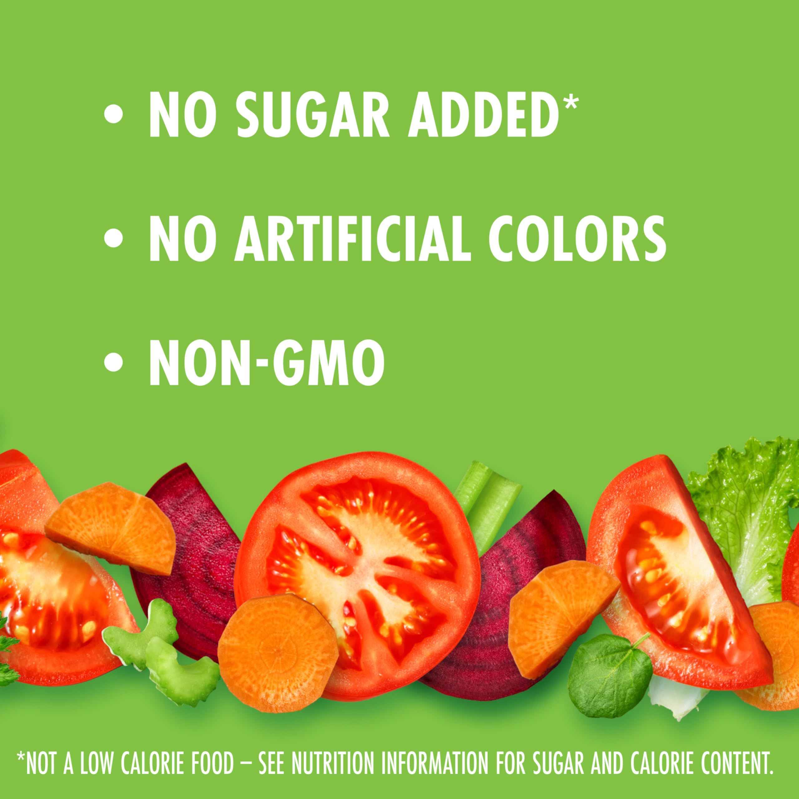 V8 low sodium bottle ingredients list view showing vegetable blend and transparency