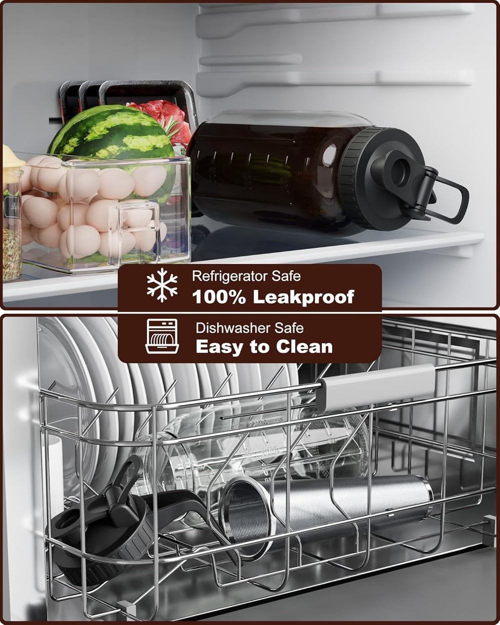 VA1KENE jarra en una encimera con estilo de cocina moderna