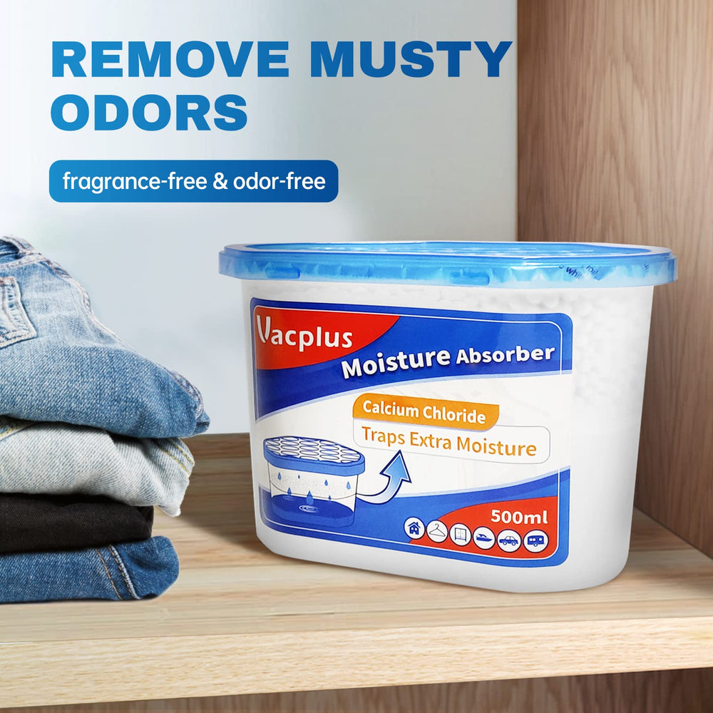 Vacplus junto a lavadora para absorber condensación y proteger prendas