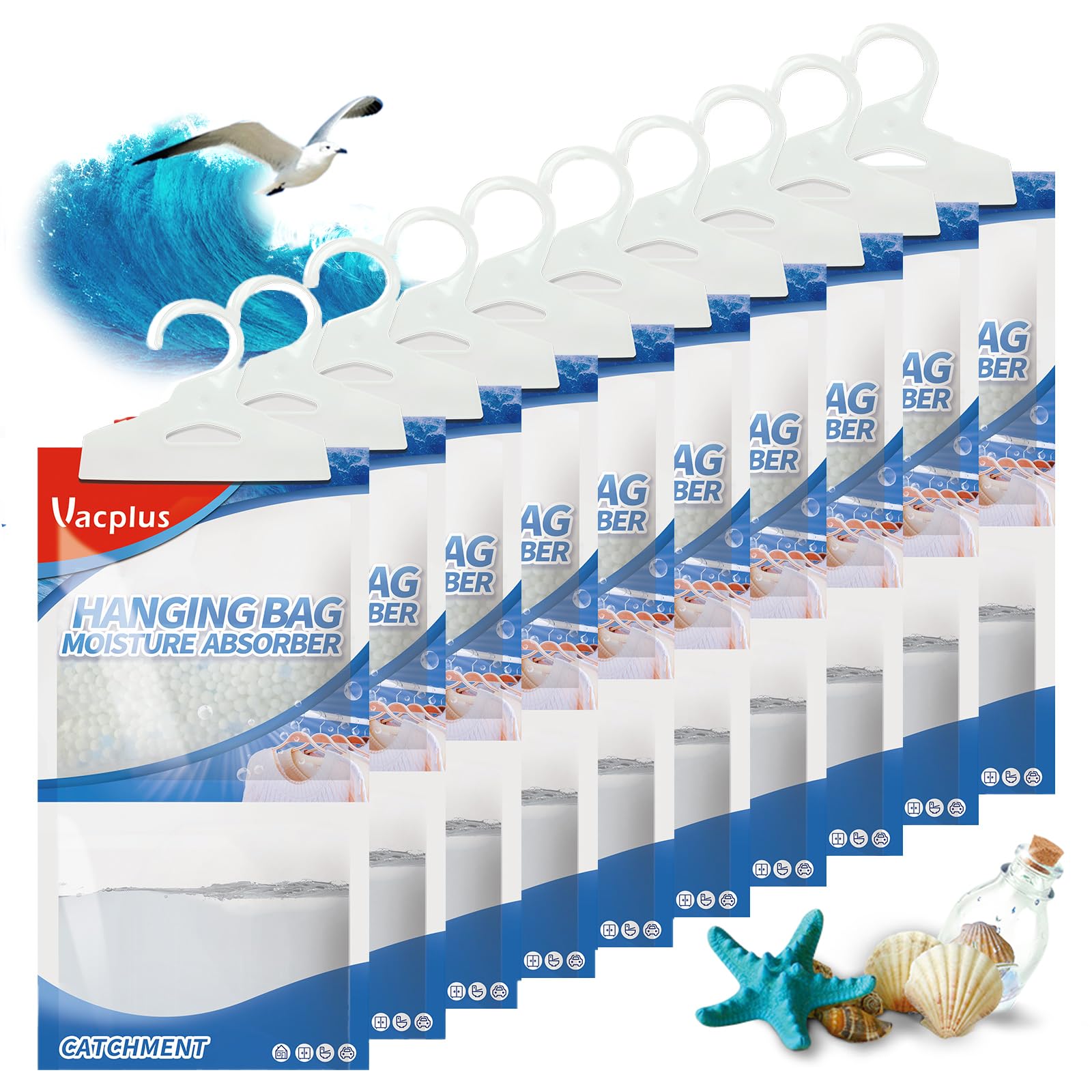 Vacplus front packaging showing ocean breeze scent and benefits
