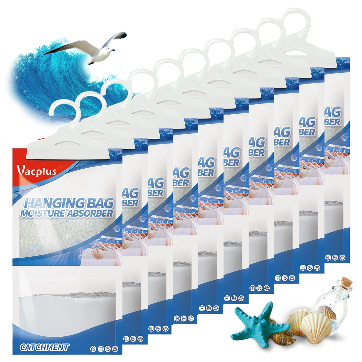 Vacplus front packaging showing ocean breeze scent and benefits