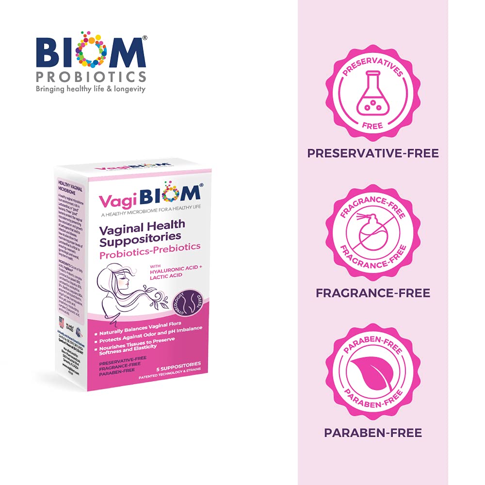 VagiBiom ingredientes con Lactobacillus indicados para nutrir flora vaginal