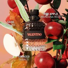 Valentino Uomo detalle del tapón que resalta acabado y calidad de diseño