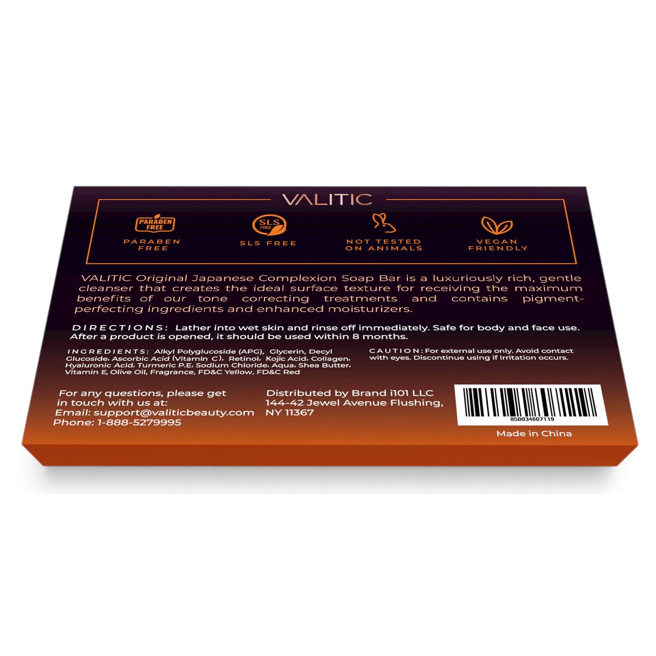 VALITIC jabón kojic en mano demostrando facilidad de uso
