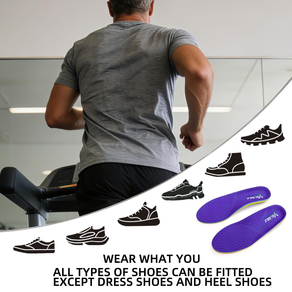 VALSOLE comparación de tamaño recortable para adaptar a distintos zapatos