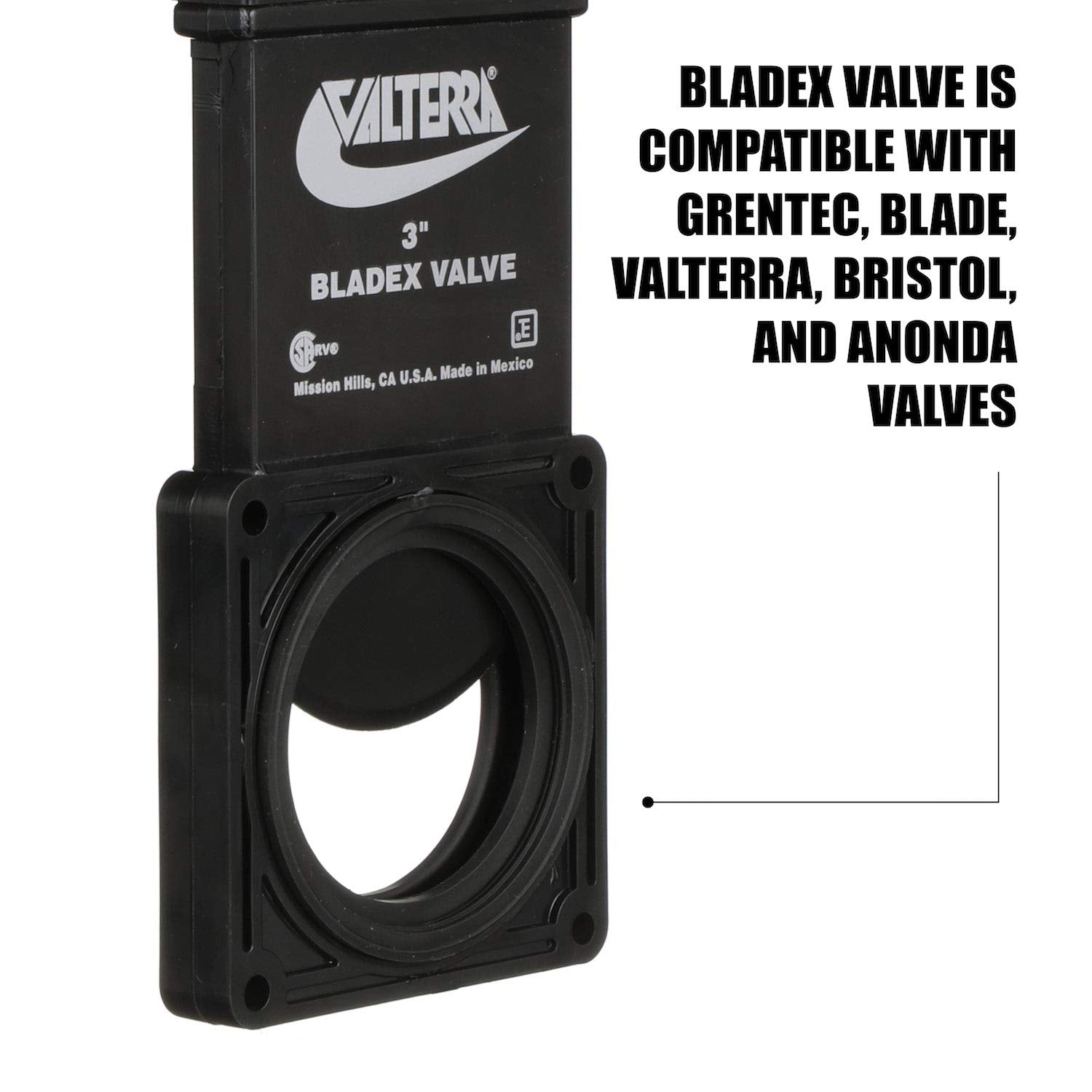 Valterra Bladex detalle de maneta metálica para manejo resistente