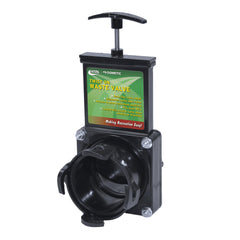 Valterra front view showing valve body and outlet, easy retrofit benefit