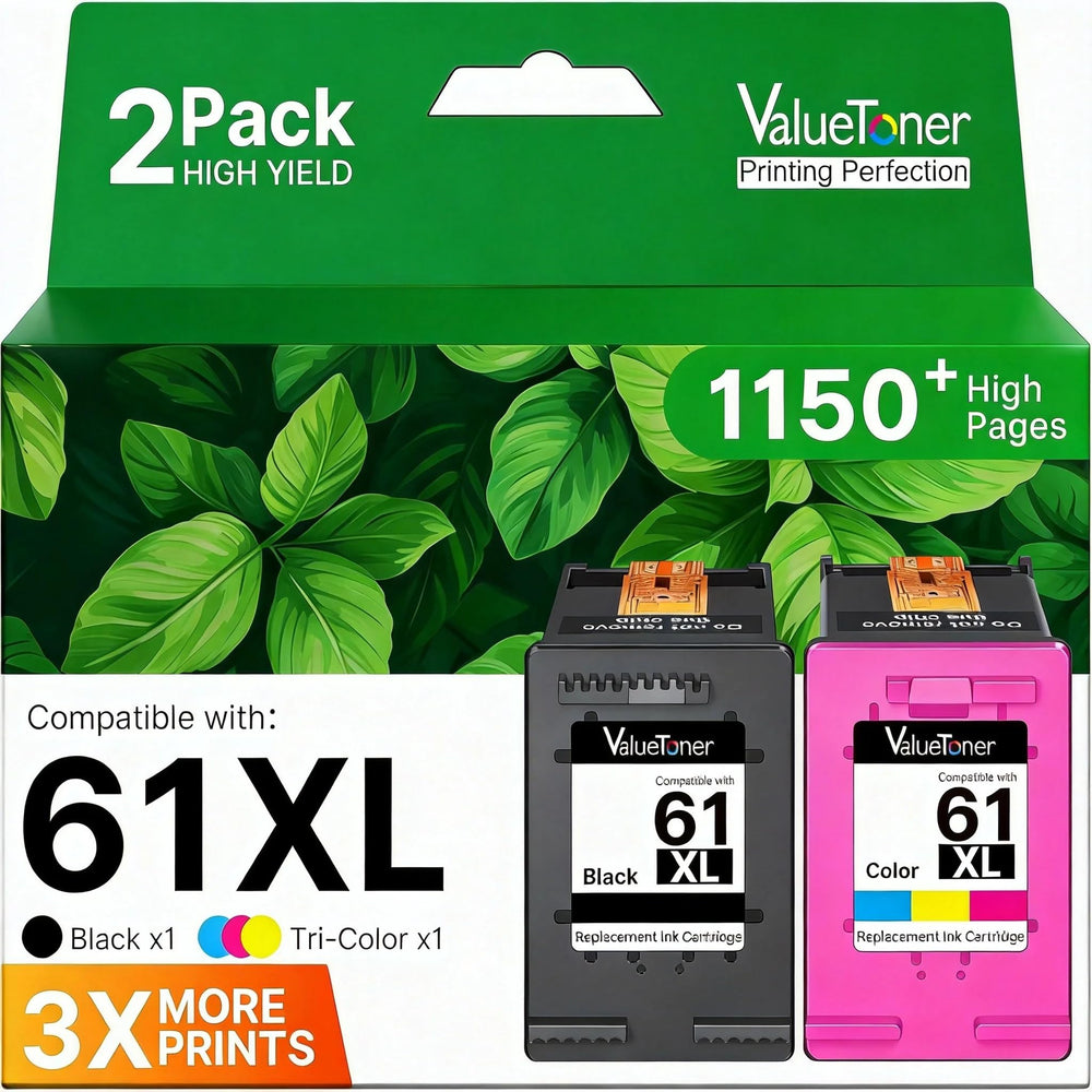 Valuetoner 61XL frente del empaque mostrando pack y compatibilidad clara
