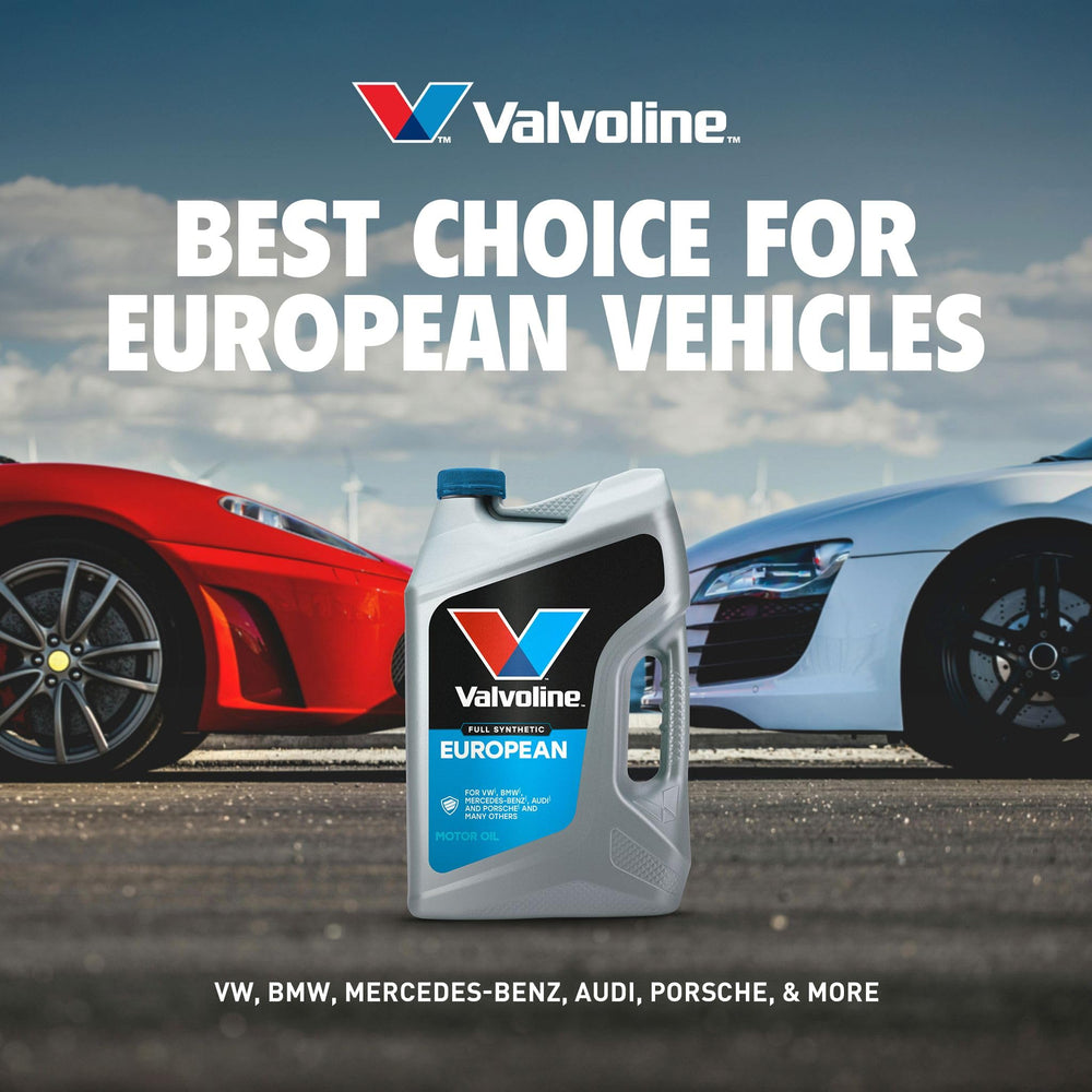 Valvoline pouring into engine showing in-use protection and correct application
