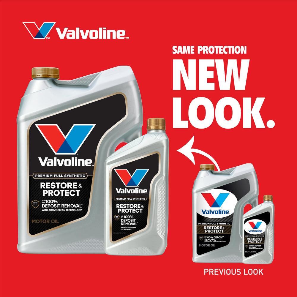 Valvoline vertiendo aceite 5W-30 en motor, limpieza y protección inmediata
