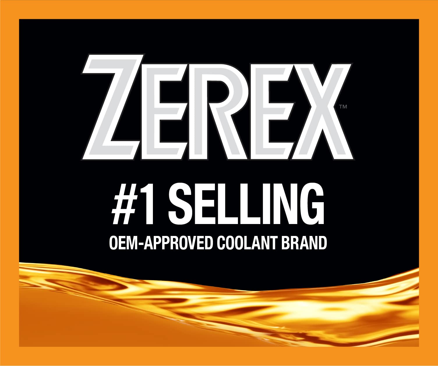 Valvoline Zerex textura del líquido naranja listo para verter y proteger