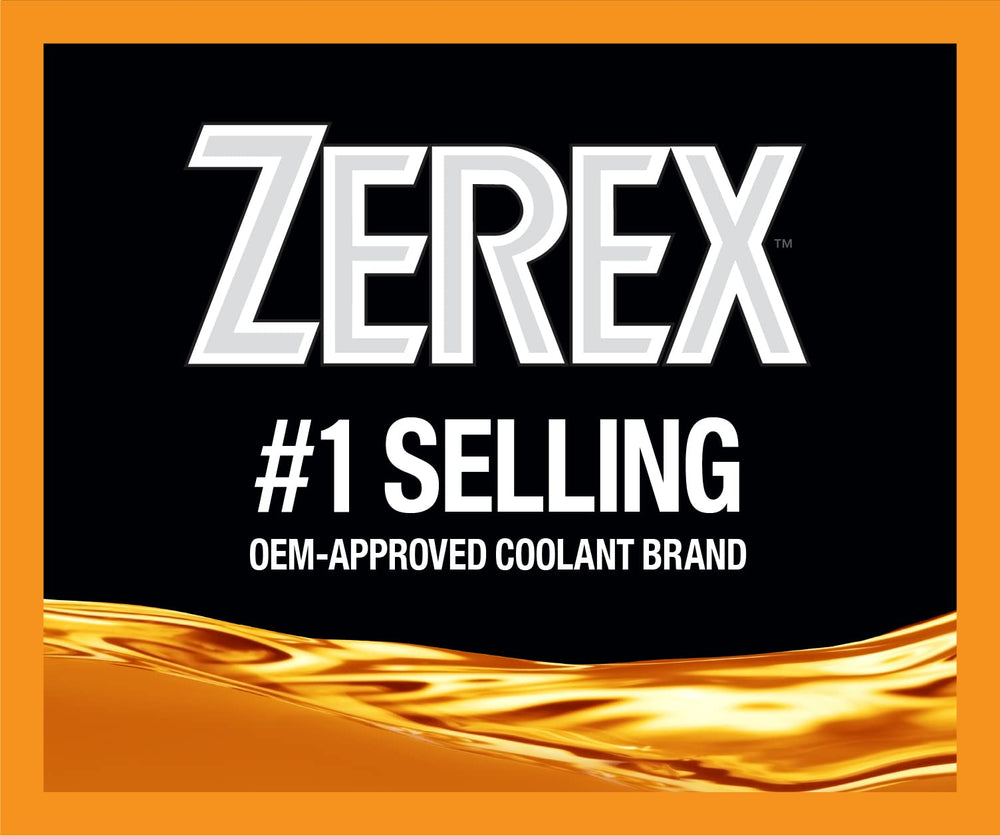 Valvoline Zerex textura del líquido naranja listo para verter y proteger