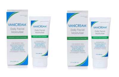 Vanicream envase frontal mostrando presentación y tamaño, sin irritantes