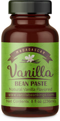 Vanilla Bean Kings envase frontal mostrando capacidad y diseño premium
