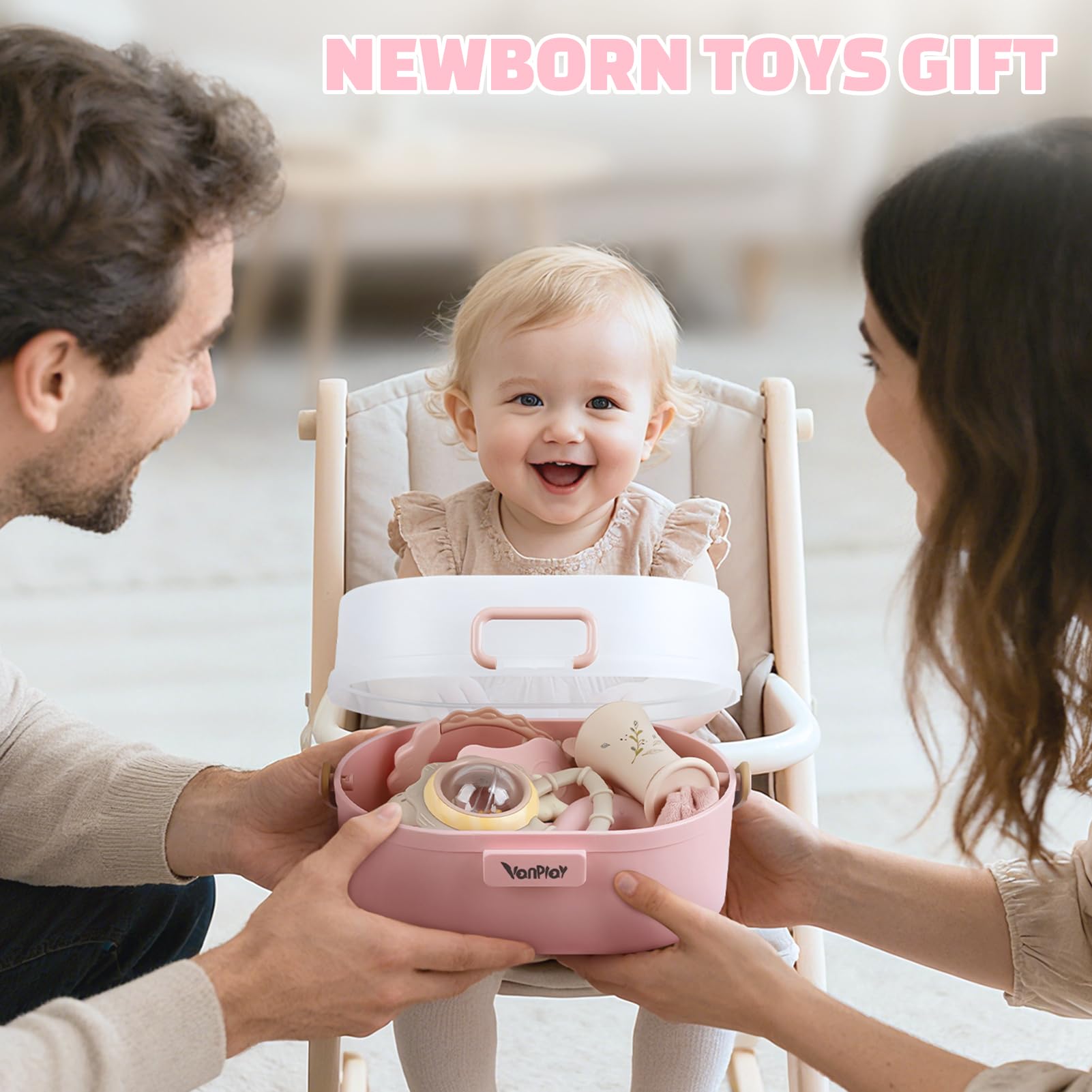 Vanplay in a nursery scene with baby and toys illustrating everyday use