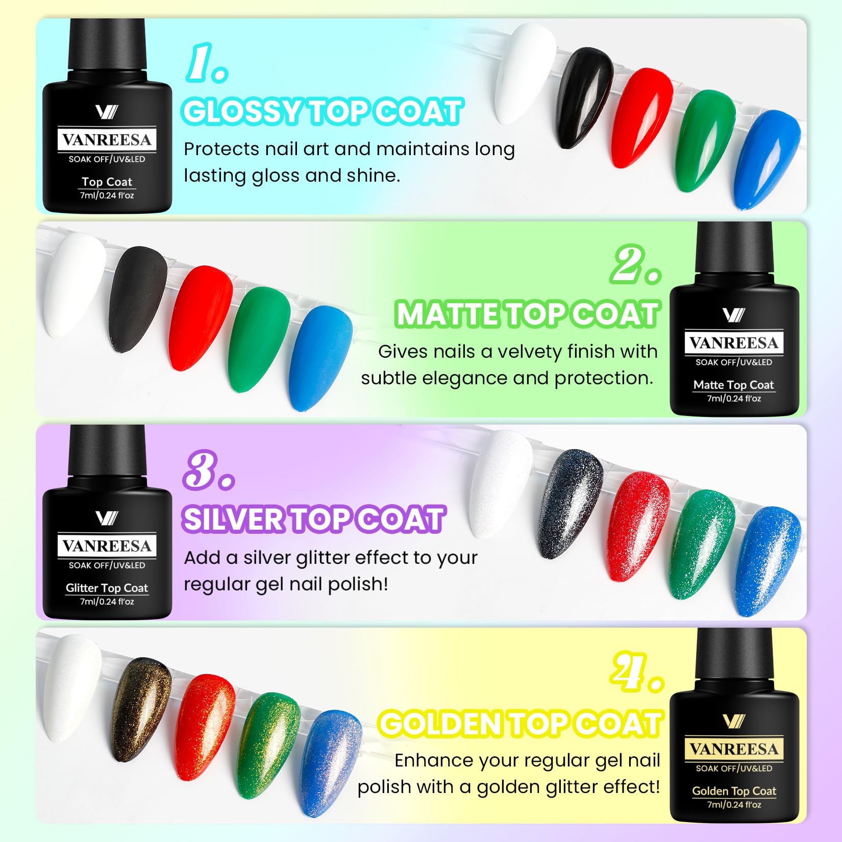 VANREESA esmaltes en uso por manicurista mostrando resultado profesional