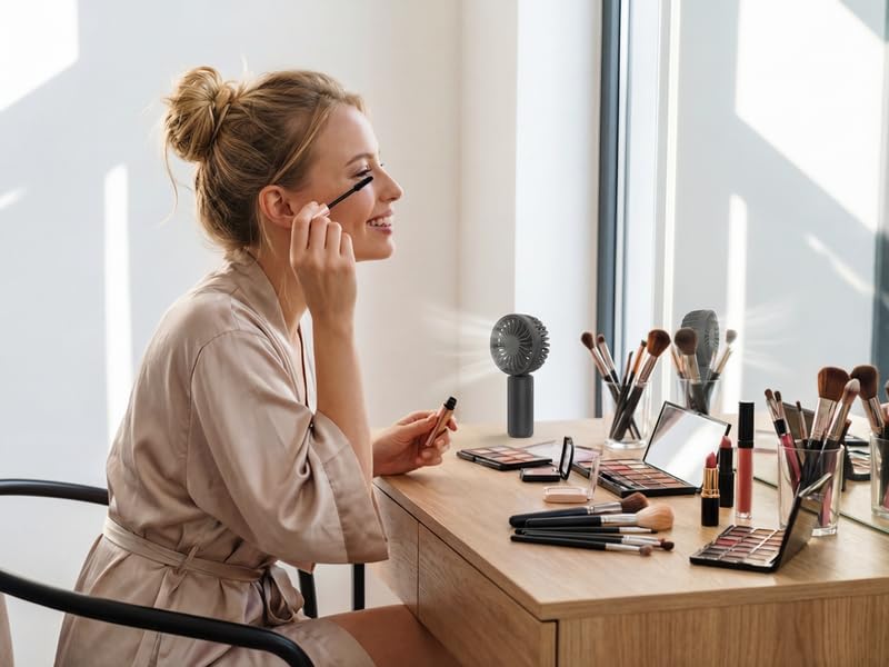 VanSmaGo uso para secar maquillaje con flujo personal controlado