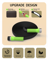 Vantigreen double-layer fabric detail showing heavy-duty outer sheath and abrasion resistance