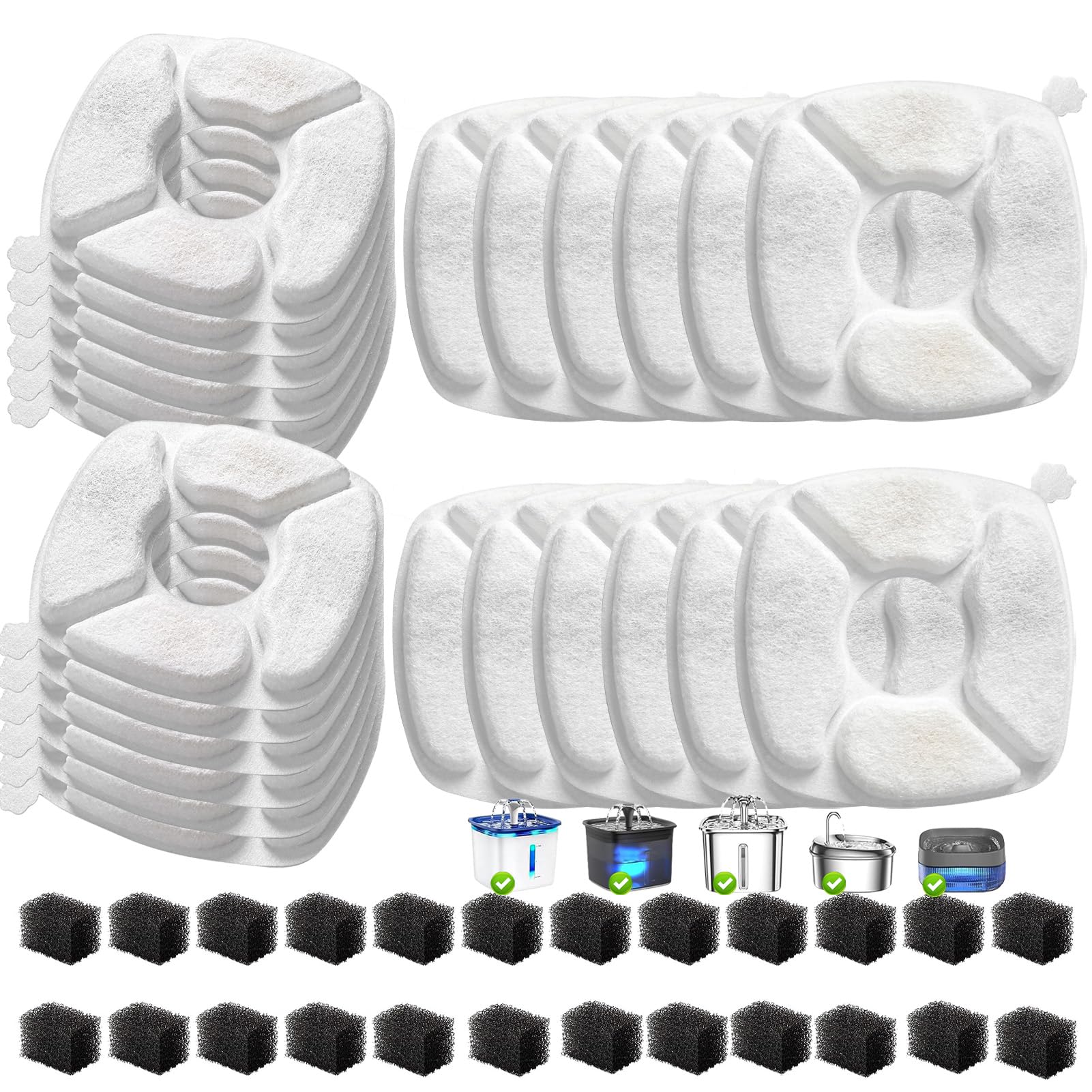 VANVE filtro frontal mostrando forma y ajuste, mantiene agua limpia