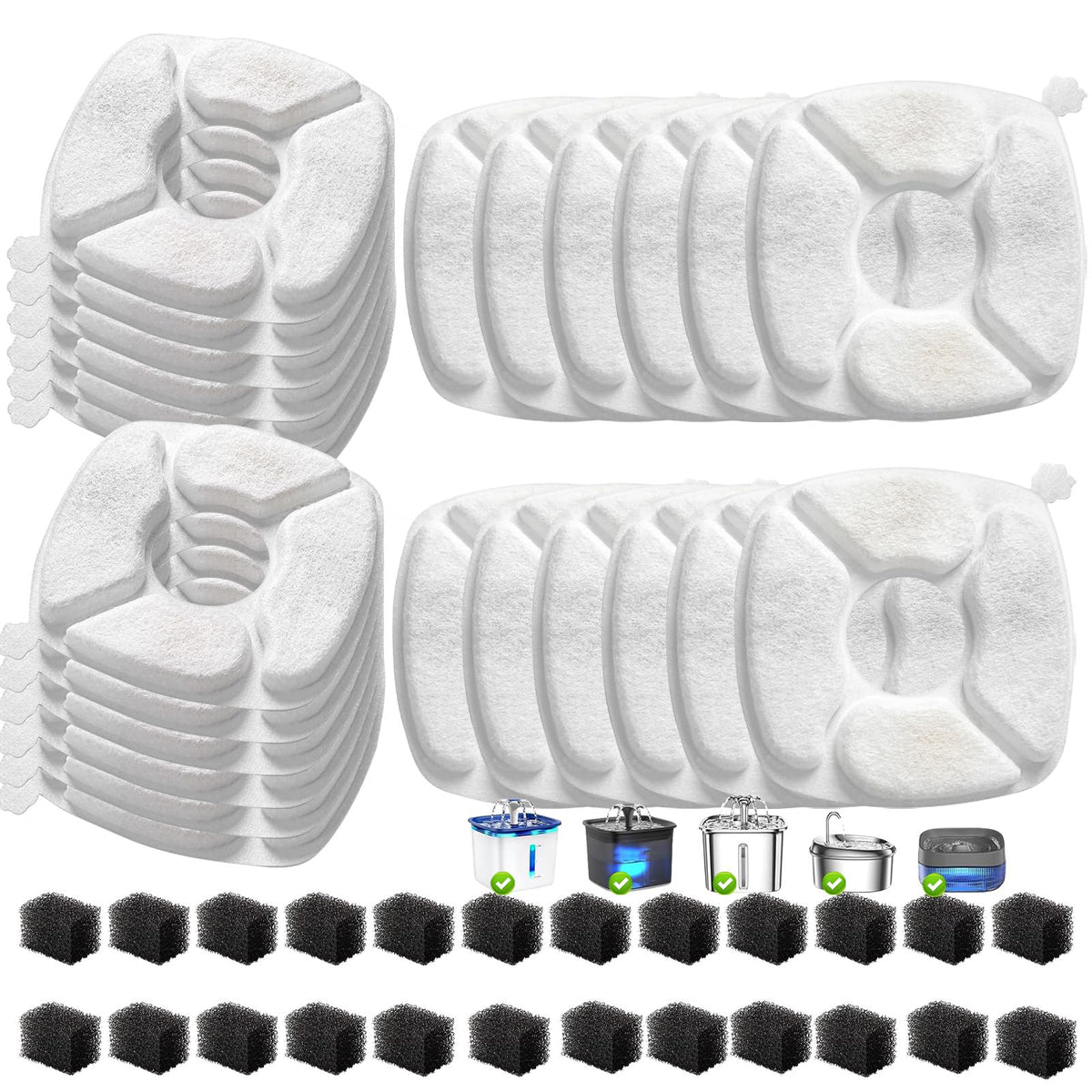 VANVE filtro frontal mostrando forma y ajuste, mantiene agua limpia