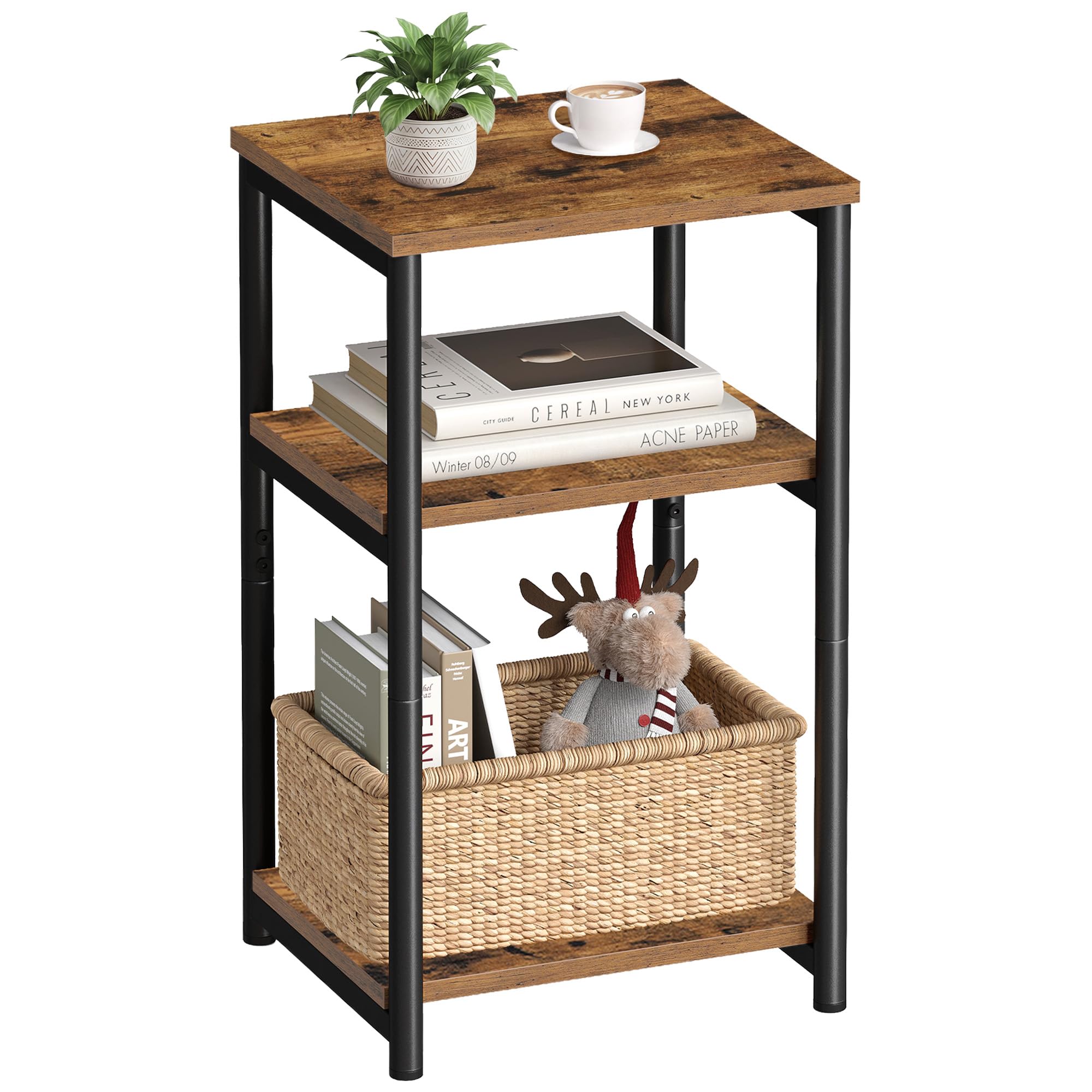 VASAGLE front view small end table showing compact profile and modern look