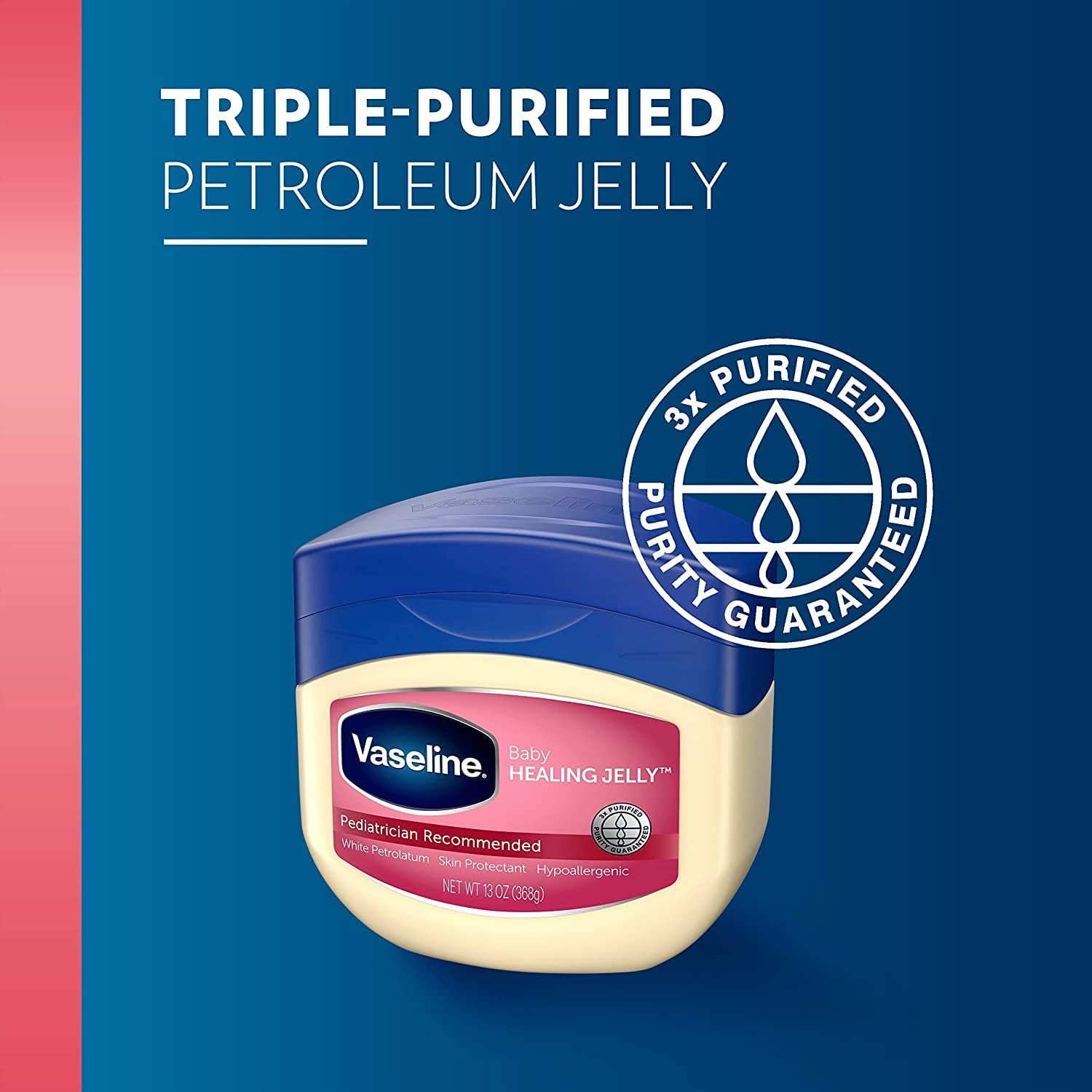 Vaseline textura cercana que muestra gel suave y hidratación inmediata