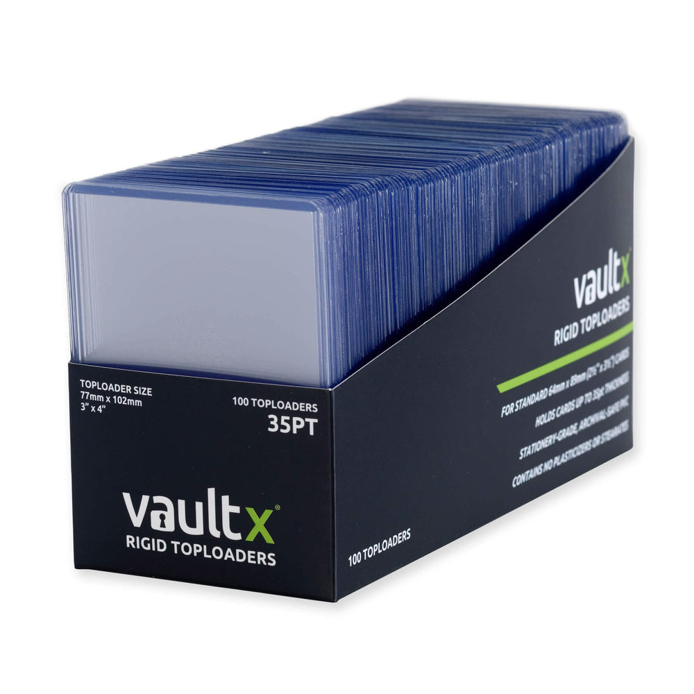 Vault X front pack view showing 100 count and clear protection