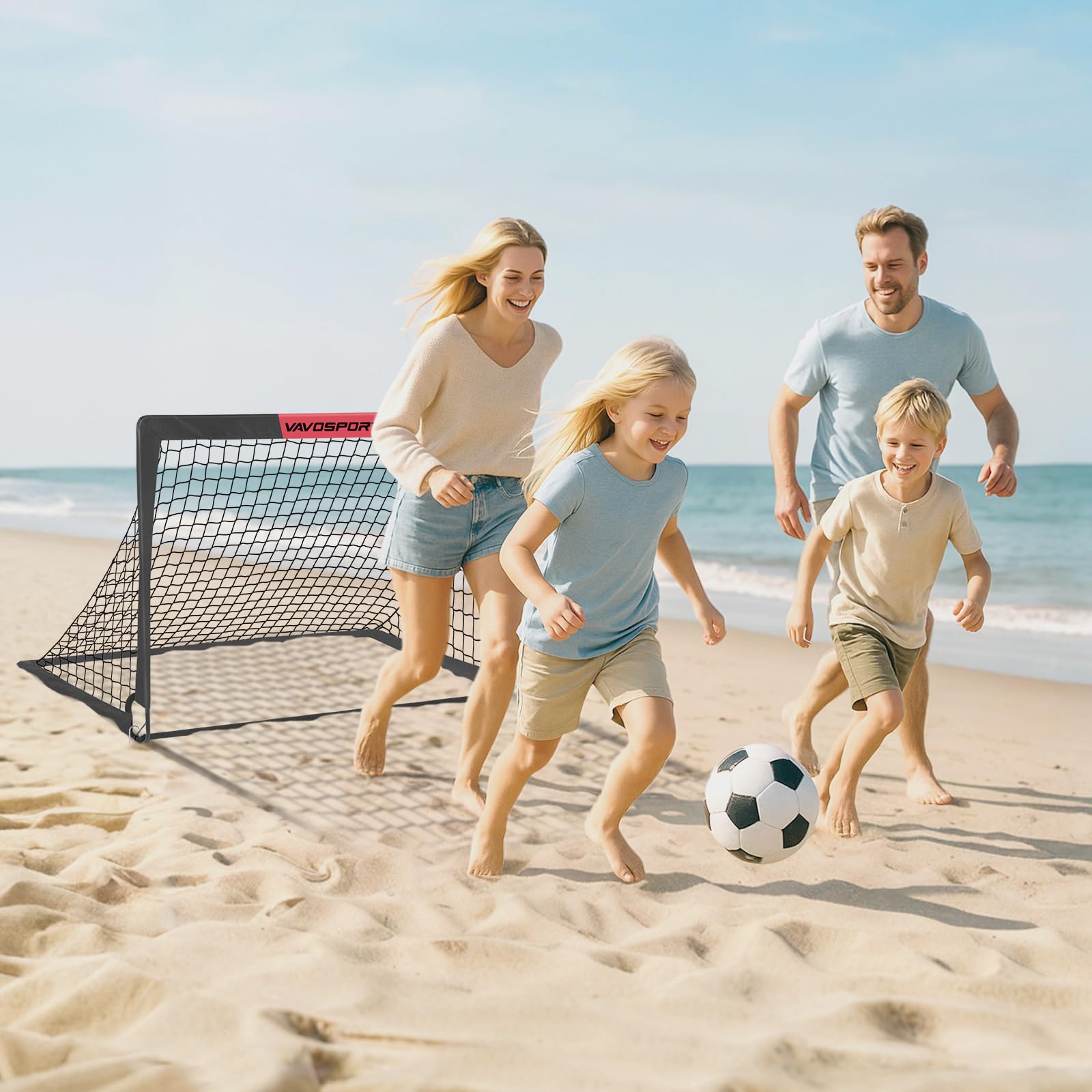 VAVOSPORT comparación de tamaño con niño para visualizar escala y ergonomía