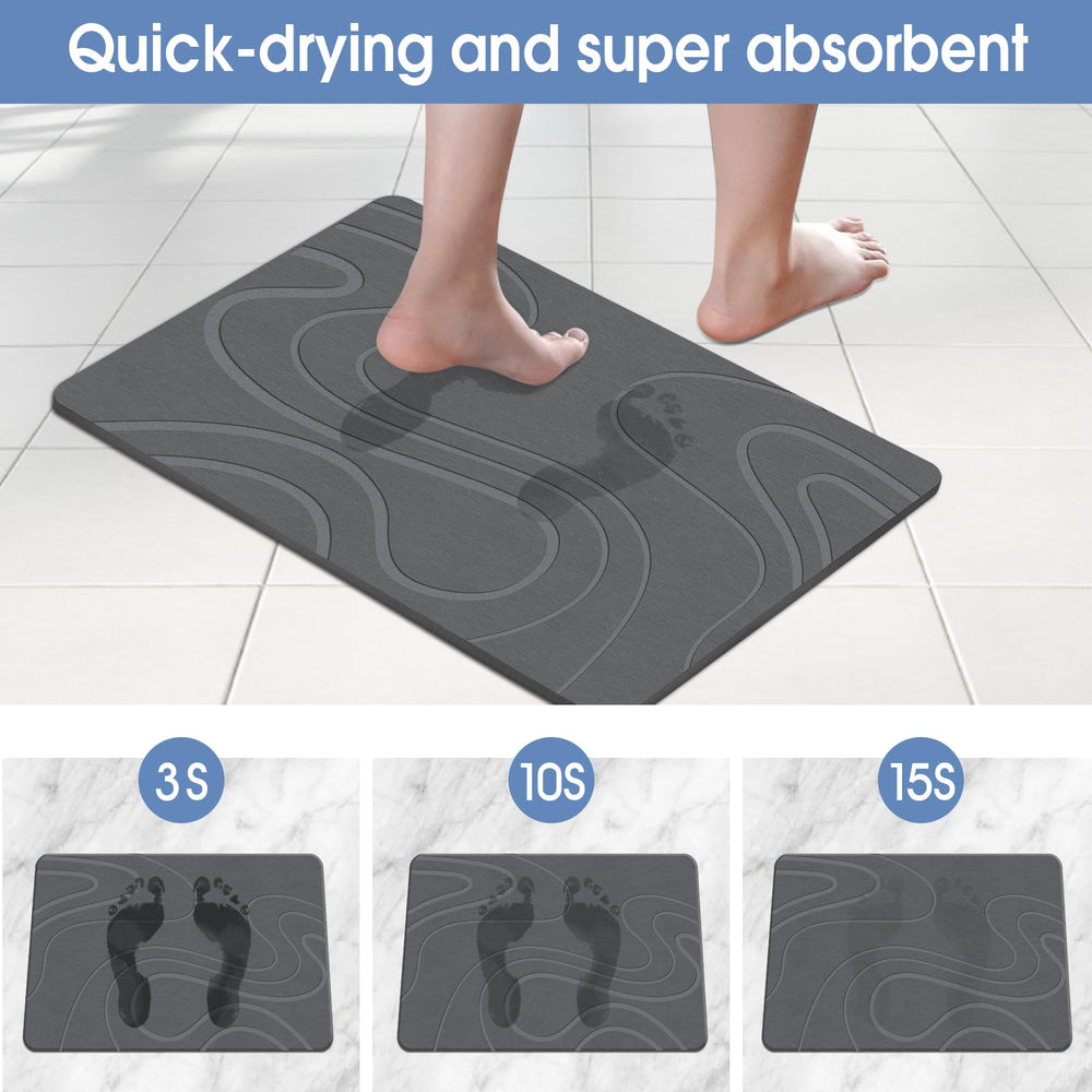 VEELOIM underside showing rubber anti-slip pad for secure floor grip