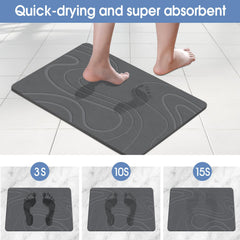 VEELOIM underside showing rubber anti-slip pad for secure floor grip