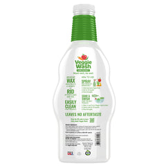 Veggie Wash textura del líquido en primer plano mostrando claridad y eficacia