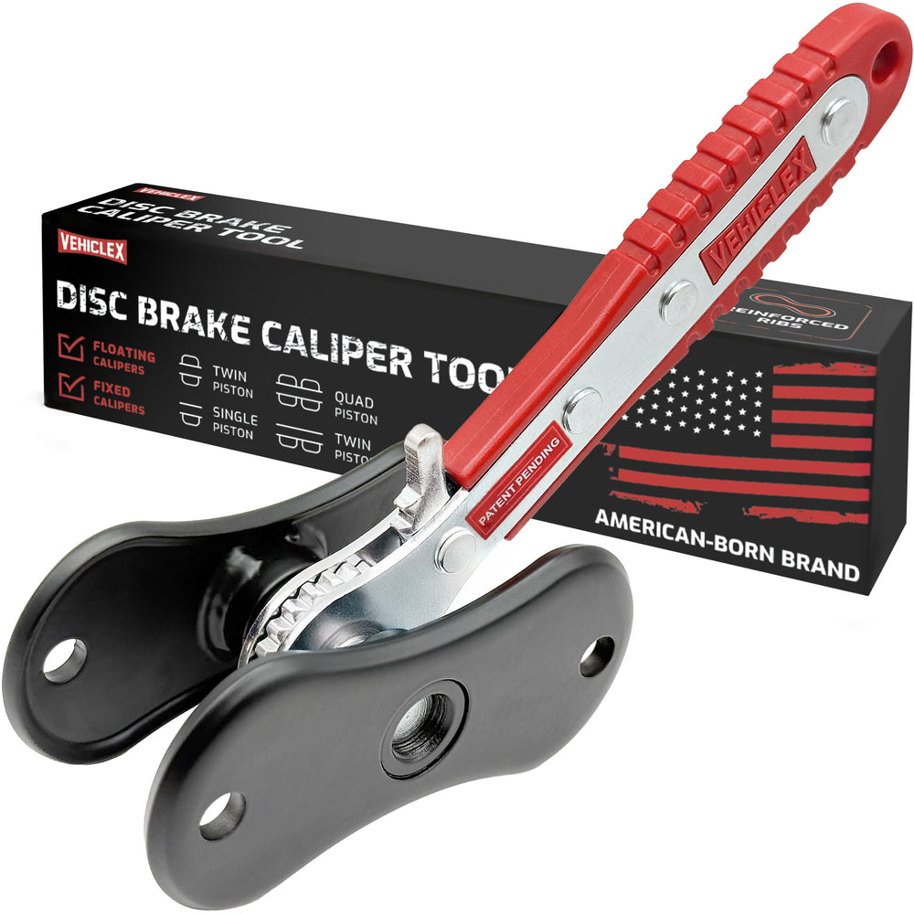 Vehiclex front view of compressor tool showing robust frame and precise fit for safe use