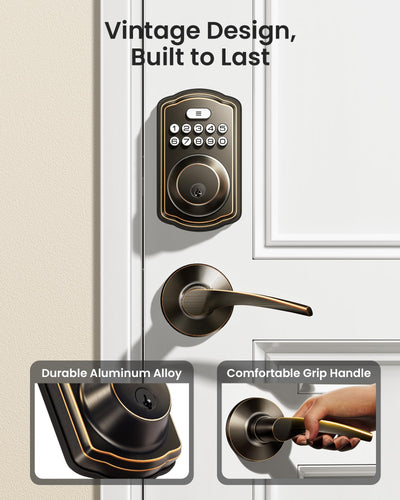 Veise KS01B ergonomic lever handle detail demonstrating comfortable grip and refined design