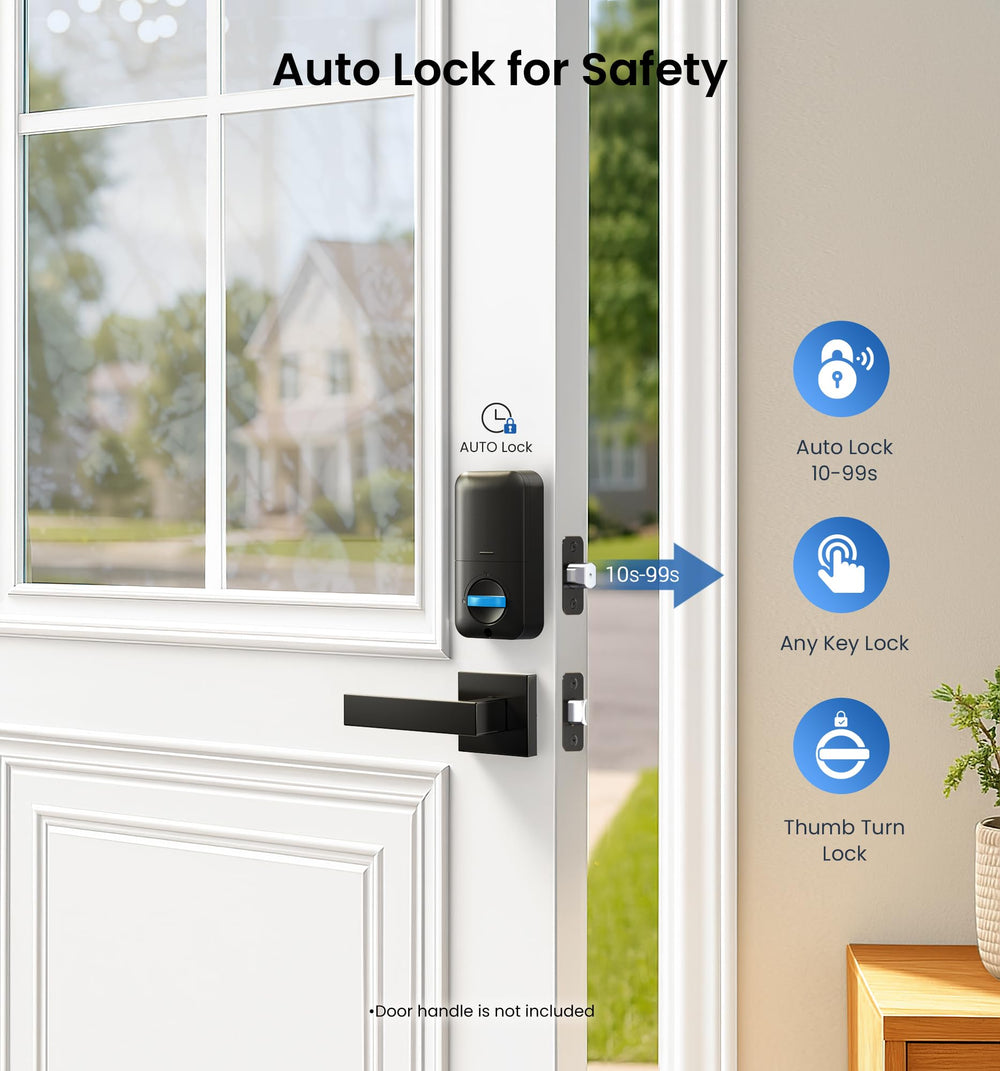Veise KS02A pestillo deadbolt y cerradura reforzada para protección sólida