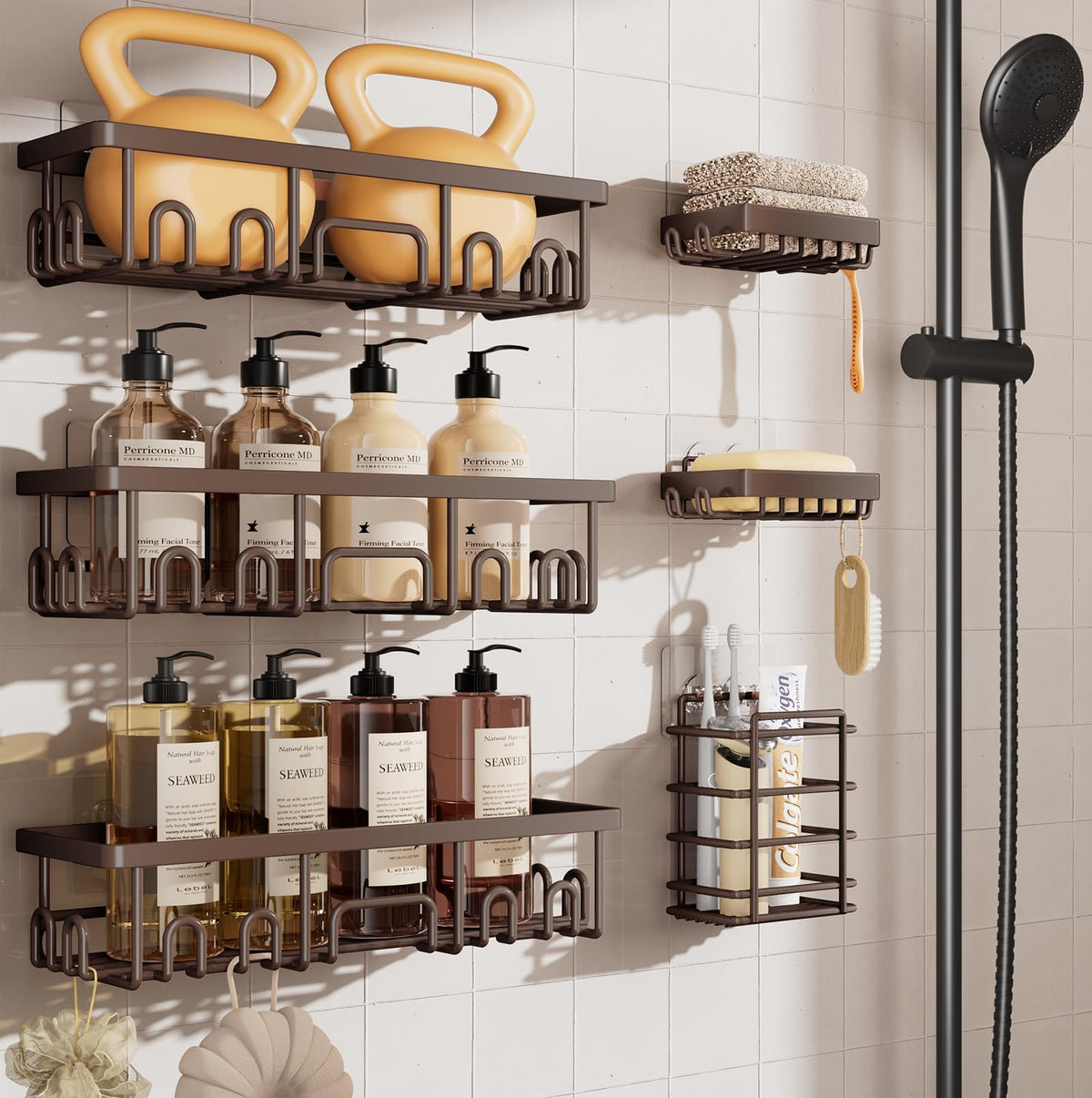 Veken front packaging showing full 6-piece set and clear organization benefits