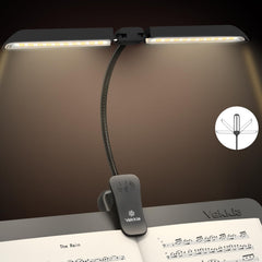 Vekkia front view clip-on light showing wide illumination and portability