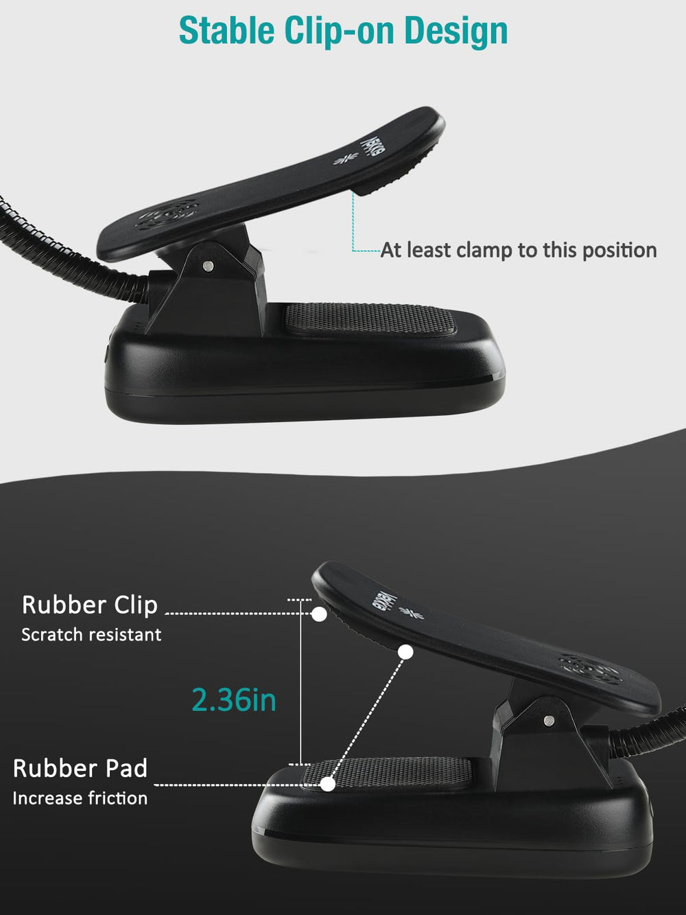 Vekkia lamp beside smartphone showing compact scale and transport benefit