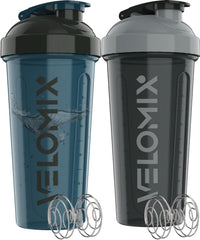 VELOMIX frontal pack ColorBurst mostrando dos shakers y colores vibrantes, fácil identificación
