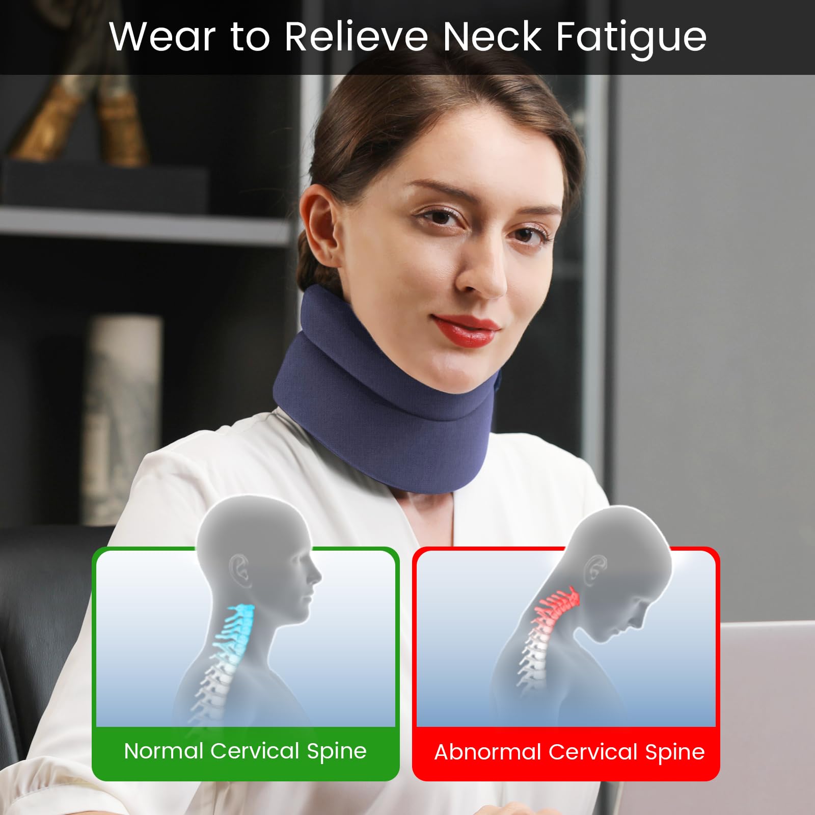 VELPEAU detalle del respaldo curvado que aporta soporte cervical estable
