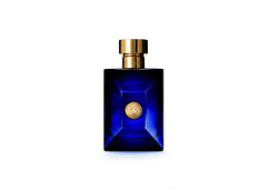Versace Dylan Blue detalle del vidrio que resalta la textura y calidad