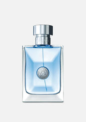 Versace Pour Homme bottle with box emphasizing premium packaging and gift-ready appeal