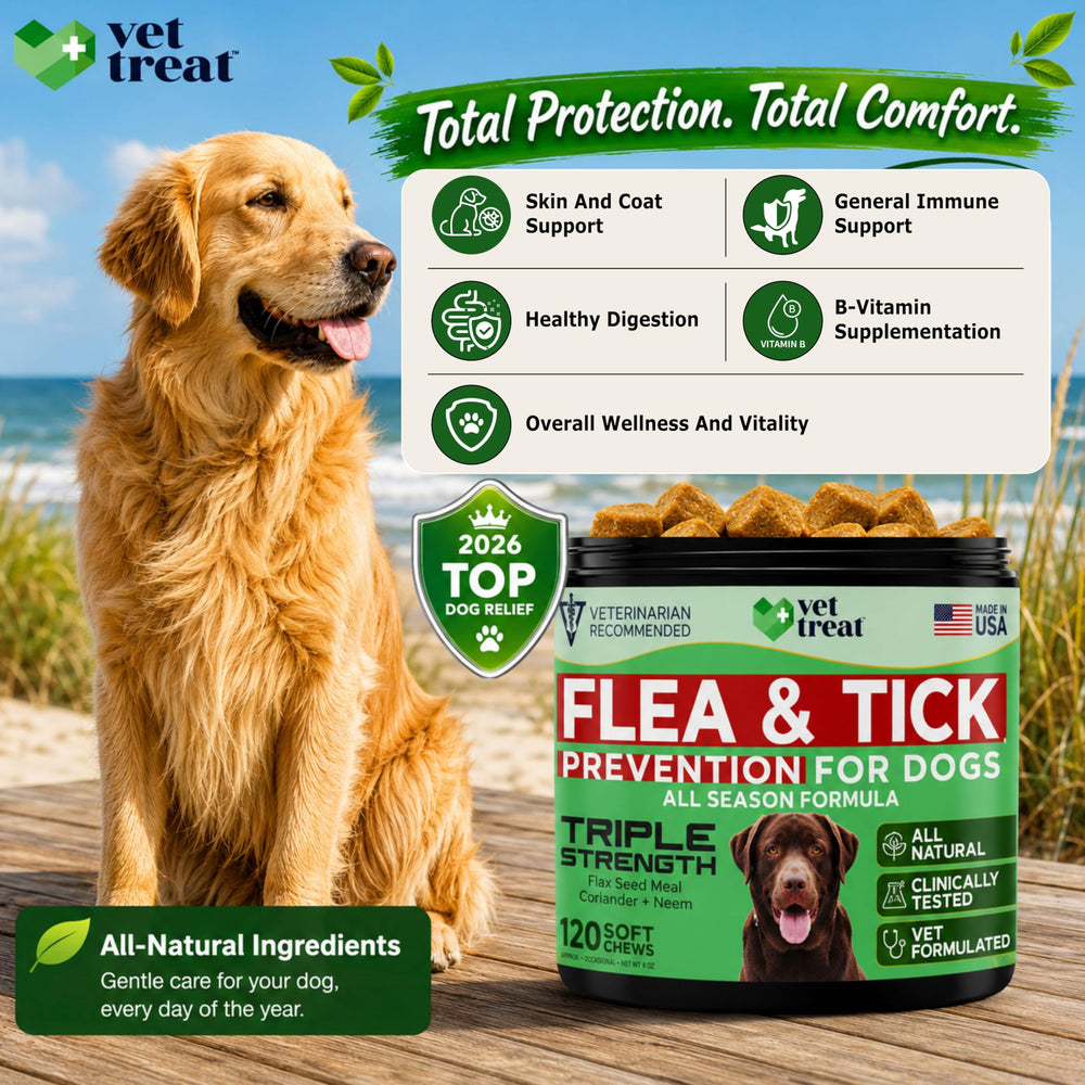 Vet Treat detalle de etiqueta con ingredientes naturales y seguridad