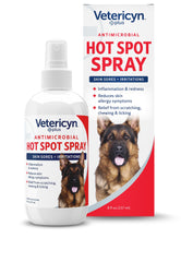 Vetericyn Plus aerosol frontal limpiador y calmante, muestra el envase