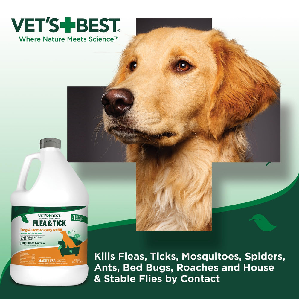 Etiqueta Vet's Best con instrucciones visibles para uso seguro