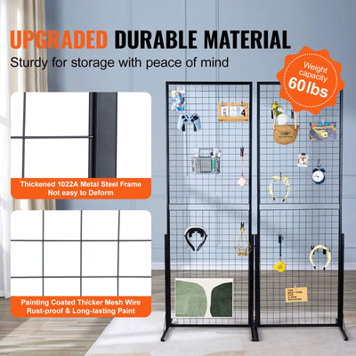 VEVOR T-base close shot highlighting stable floor support for heavier displays