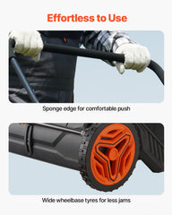 VEVOR ergonomic handle and stepless adjustment knob for tool-free height control