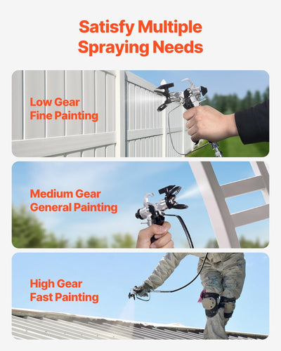 VEVOR nozzle fan pattern demonstration for even, paint-saving coverage