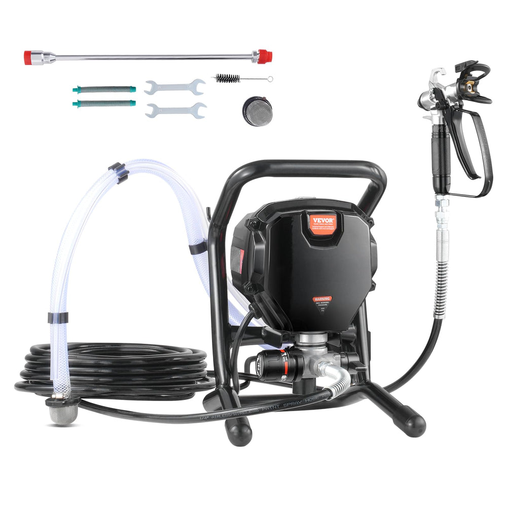 VEVOR front unit showing stable stand and compact footprint, speeds up painting