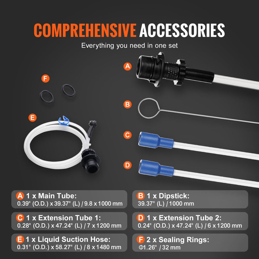 VEVOR conjunto de tubos y anillos de sellado listos para diferentes trabajos